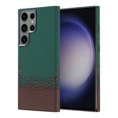 Bal-z Galaxy S23 Ultra Kılıf M-safe Şarj Özellikli Karbon Fiber Görünümlü Zore Nekst Kapak