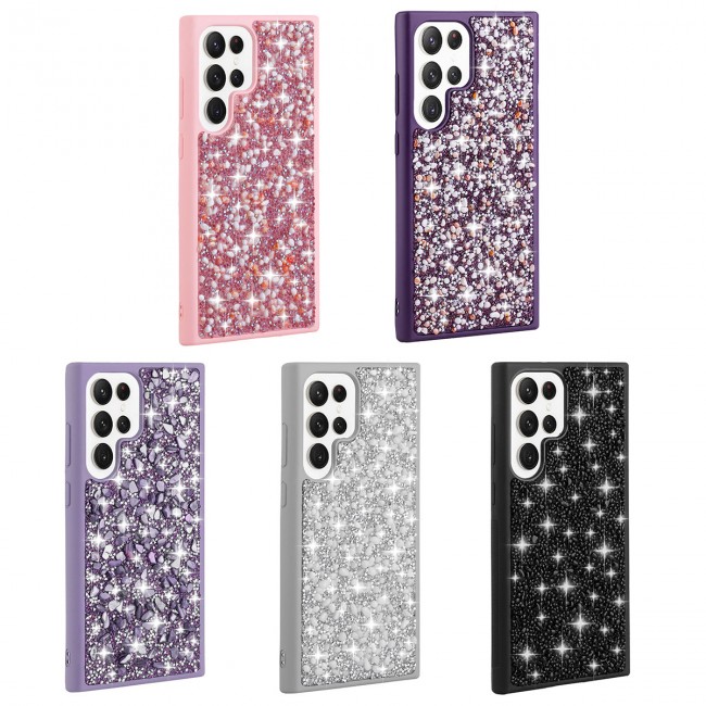 Galaxy S23 Ultra Kılıf Parlak Taşlı Tasarım Zore Linea Kapak Galaxy S23 Ultra Kılıf Parlak Taşlı Tasarım Zore Linea Kapak