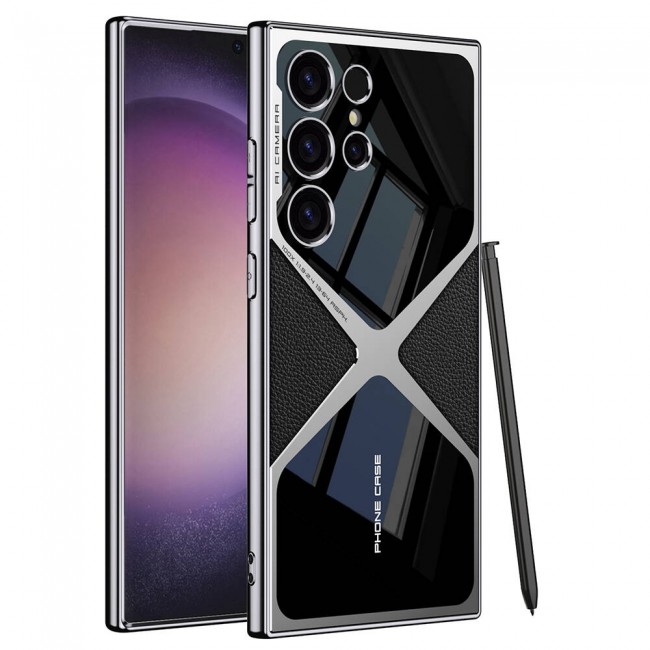 Galaxy S23 Ultra Kılıf Ultra İnce Kamera Korumalı PC + Deri Arka Yüzey Zore X-Pro Kapak Galaxy S23 Ultra Kılıf Ultra İnce Kamera Korumalı PC + Deri Arka Yüzey Zore X-Pro Kapak