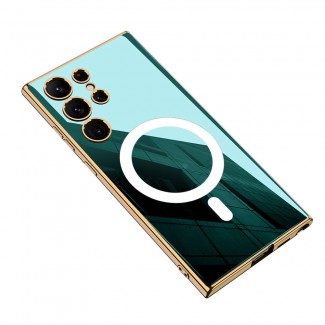 Galaxy S23 Ultra Kılıf Wireless Şarj Özellikli Kenarları Elektroplating Kaplama Aynalı Zore Kent Kapak Galaxy S23 Ultra Kılıf Wireless Şarj Özellikli Kenarları Elektroplating Kaplama Aynalı Zore Kent Kapak