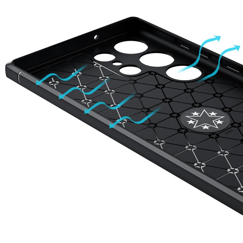 Bal-z Galaxy S23 Ultra Kılıf  Ravel Silikon Kapak