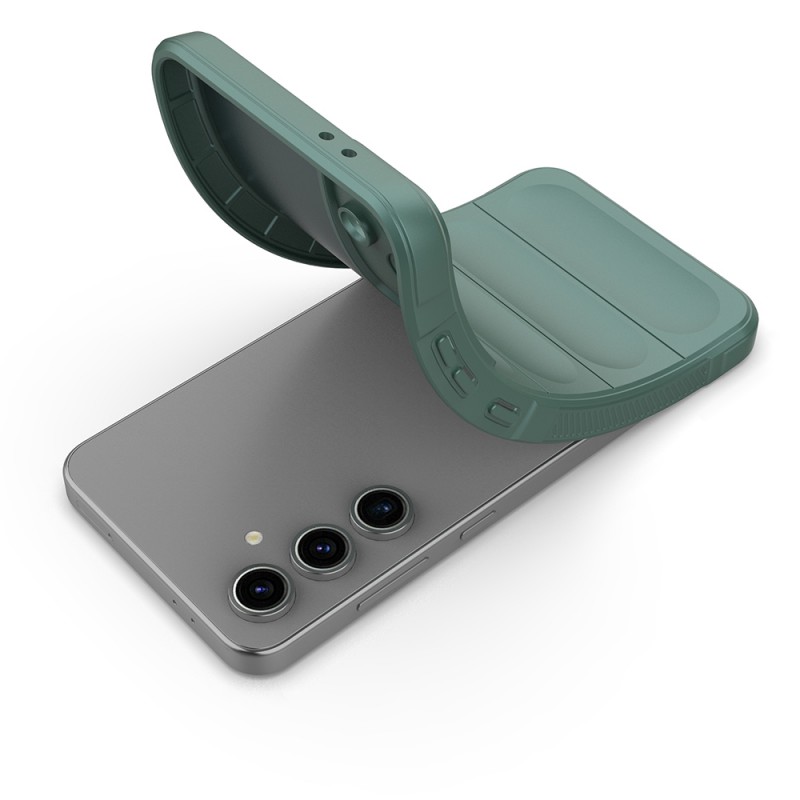 Bal-z Galaxy S24 FE Kılıf Esnek TPU Oyuklu Arka Yüzey Tasarımlı Zore Etnik Silikon Kapak