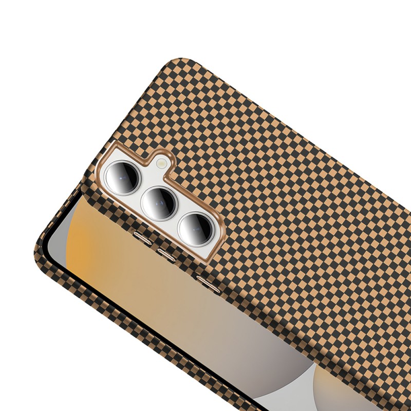 Bal-z Galaxy S24 FE Kılıf M-safe Şarj Özellikli Karbon Fiber Görünümlü Zore Gros Kapak