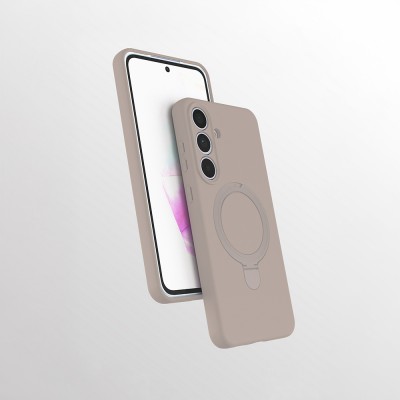 Bal-z Galaxy S24 FE Kılıf M-safe Şarj Özellikli Standlı Zore Samara Kapak