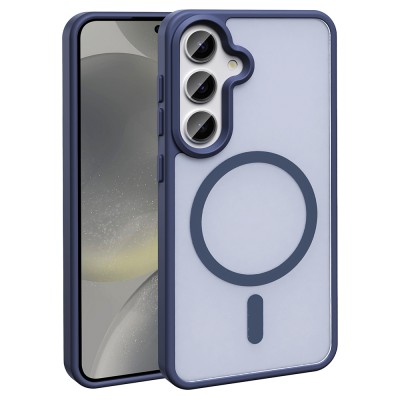 Bal-z Galaxy S24 FE Kılıf M-safe Şarj Özellikli Mat Arka Yüzey Zore Sio Kapak