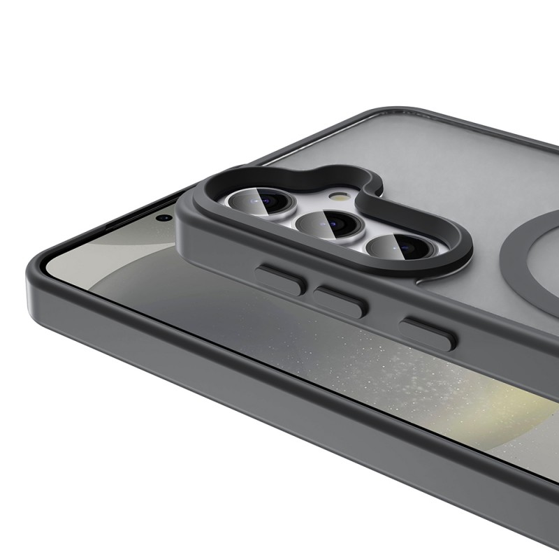 Bal-z Galaxy S24 FE Kılıf M-safe Şarj Özellikli Mat Arka Yüzey Zore Sio Kapak