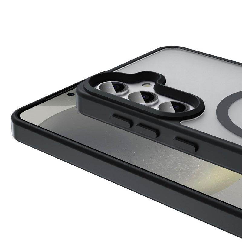 Bal-z Galaxy S24 FE Kılıf M-safe Şarj Özellikli Mat Arka Yüzey Zore Sio Kapak