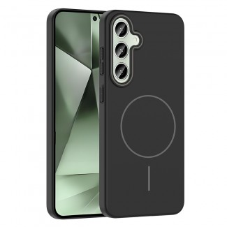 Galaxy S24 FE Kılıf M-safe Şarj Özellikli Zore Ruby Sert Kapak Galaxy S24 FE Kılıf M-safe Şarj Özellikli Zore Ruby Sert Kapak
