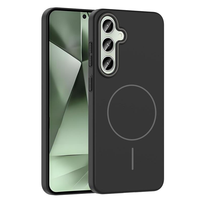 Bal-z Galaxy S24 FE Kılıf M-safe Şarj Özellikli Zore Ruby Sert Kapak