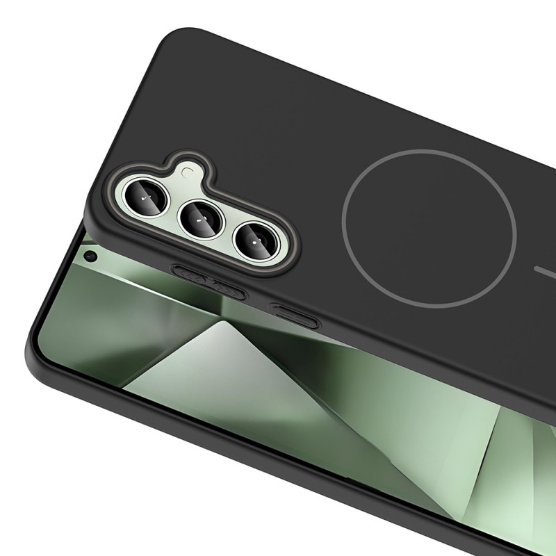 Bal-z Galaxy S24 FE Kılıf M-safe Şarj Özellikli Zore Ruby Sert Kapak