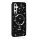 Galaxy S24 FE Kılıf Pırlanta Tasarımlı M-safe Şarj Özellikli Zore Mozaik Silikon Kapak Galaxy S24 FE Kılıf Pırlanta Tasarımlı M-safe Şarj Özellikli Zore Mozaik Silikon Kapak