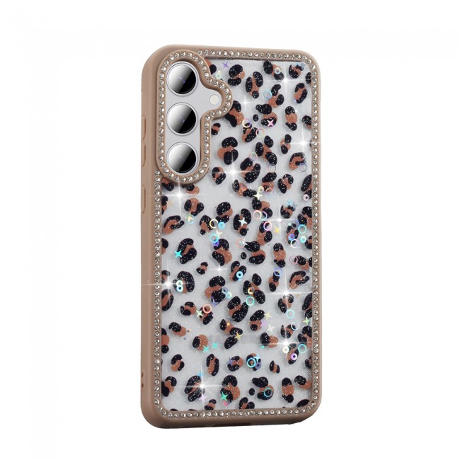 Galaxy S24 FE Kılıf Taşlı ve Simli Tasarım Zore Azra Kapak Galaxy S24 FE Kılıf Taşlı ve Simli Tasarım Zore Azra Kapak