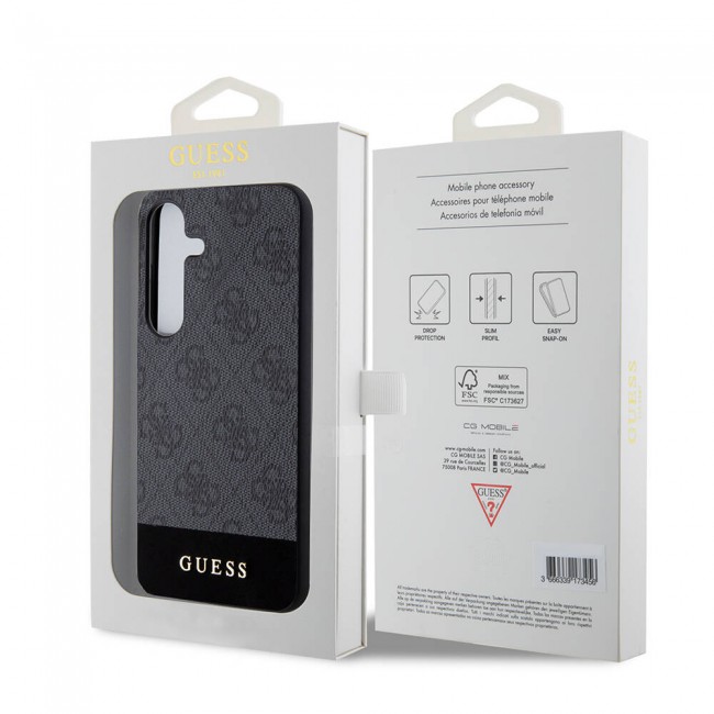 Galaxy S24 Kılıf Guess Orjinal Lisanslı PU Deri Şerit Logo Dizaynlı Kapak Galaxy S24 Kılıf Guess Orjinal Lisanslı PU Deri Şerit Logo Dizaynlı Kapak