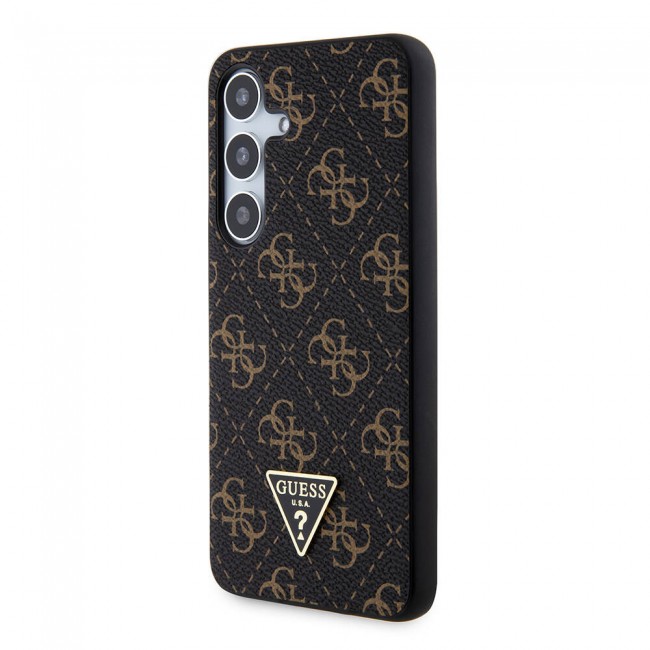 Galaxy S24 Kılıf Guess Orjinal Lisanslı PU Üçgen Logo 4G Desenli Kapak Galaxy S24 Kılıf Guess Orjinal Lisanslı PU Üçgen Logo 4G Desenli Kapak