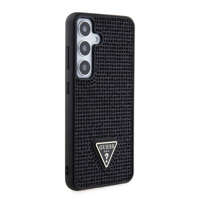 Galaxy S24 Kılıf Guess Orjinal Lisanslı Taşlı Arka Yüzey Üçgen Logolu Kapak Galaxy S24 Kılıf Guess Orjinal Lisanslı Taşlı Arka Yüzey Üçgen Logolu Kapak