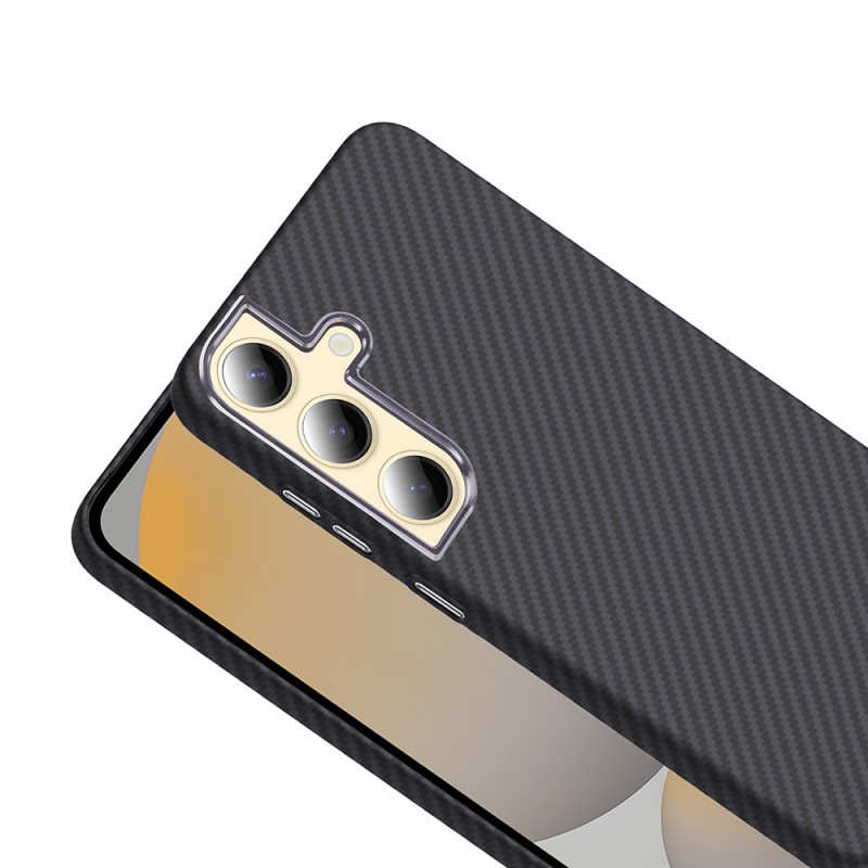 Bal-z Galaxy S24 Kılıf M-safe Şarj Özellikli Karbon Fiber Görünümlü Zore Gros Kapak