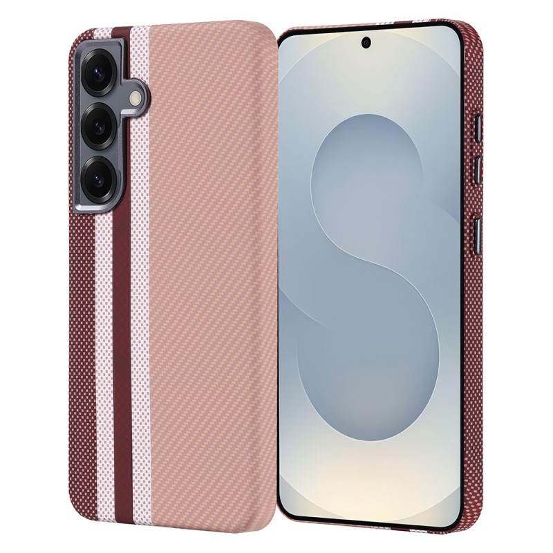 Bal-z Galaxy S24 Kılıf M-safe Şarj Özellikli Karbon Fiber Görünümlü Zore Nekst Kapak