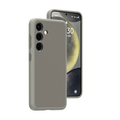 Bal-z Galaxy S24 Kılıf M-safe Şarj Özellikli Karbon Fiber Görünümlü  T-Karbon Kapak