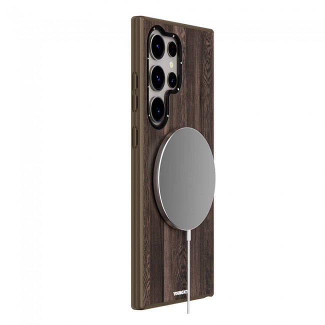 Galaxy S24 Ultra Kılıf Magsafe Şarj Özellikli Sararmaya Dayanıklı Youngkit Wood Forest Serisi Kapak Galaxy S24 Ultra Kılıf Magsafe Şarj Özellikli Sararmaya Dayanıklı Youngkit Wood Forest Serisi Kapak