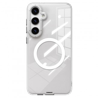 Galaxy S24 Kılıf Magsafe Şarj Özellikli Sararmaya Karşı Dayanıklı Youngkit Clear Crystal Serisi Kapak Galaxy S24 Kılıf Magsafe Şarj Özellikli Sararmaya Karşı Dayanıklı Youngkit Clear Crystal Serisi Kapak