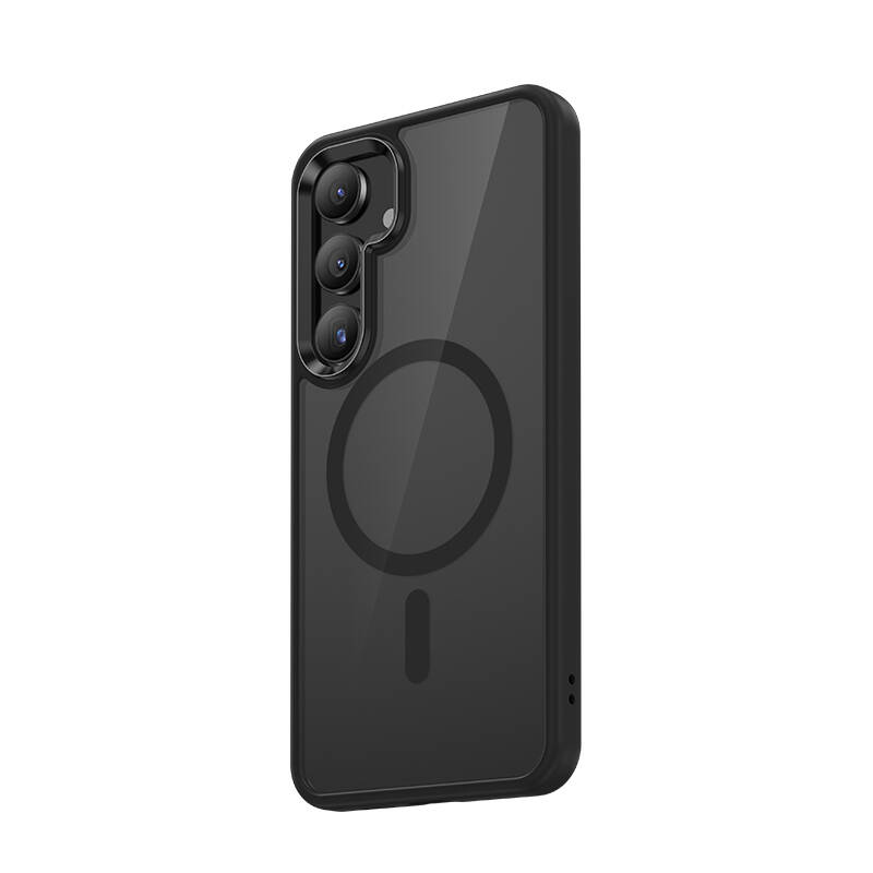 Bal-z Galaxy S24 Kılıf M-safe Şarj Özellikli Şeffaf Arka Yüzey Benks MagClap TPU Çerçeve Kapak