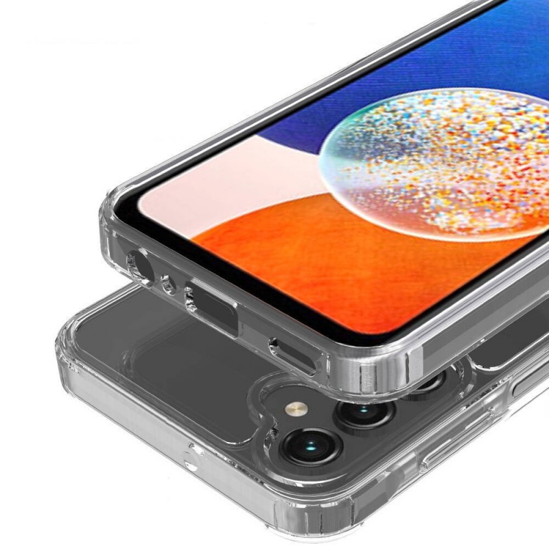 Bal-z Galaxy S24 Kılıf M-safe Şarj Özellikli Şeffaf Sert PC  Embos Kapak