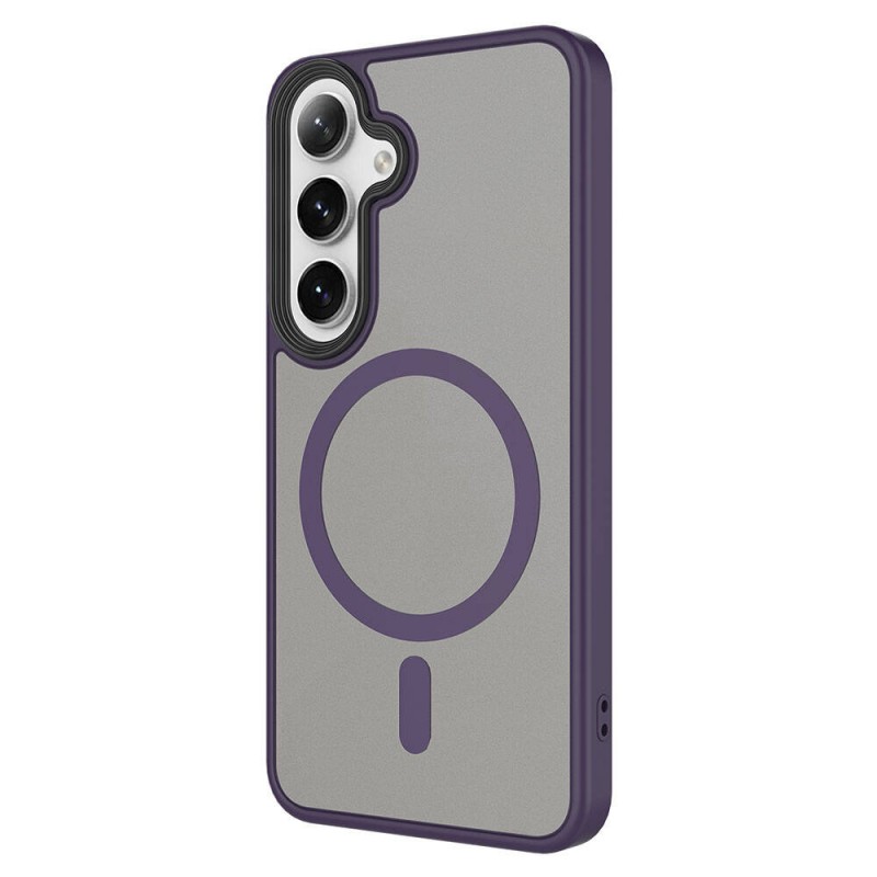 Bal-z Galaxy S24 Kılıf Sert PC Arka Yüzey Wireless Şarj Özellikli  Flet M-safe Kapak