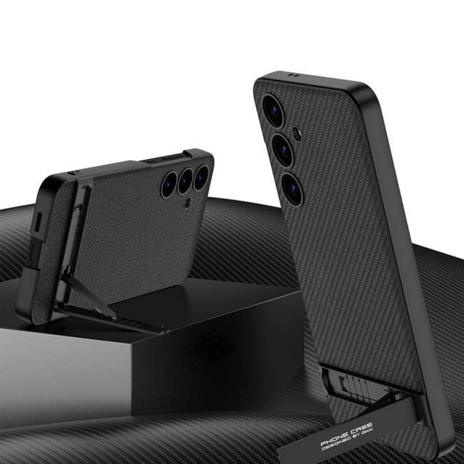 Galaxy S24 Kılıf Zore Kamera Korumalı Leather Dikey Standlı Ays Kapak Galaxy S24 Kılıf Zore Kamera Korumalı Leather Dikey Standlı Ays Kapak