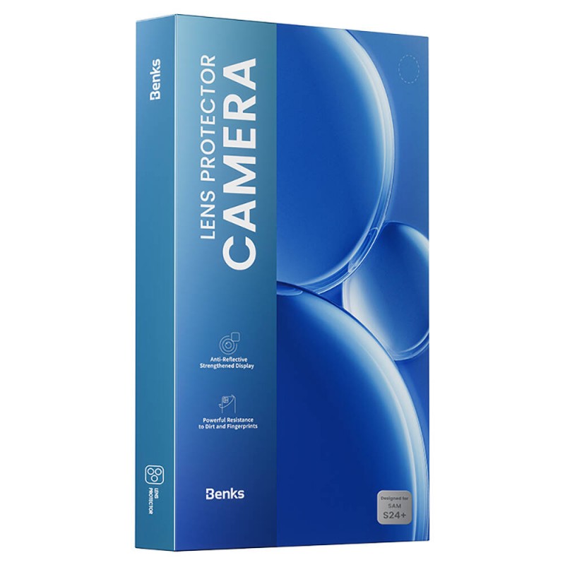 Bal-z Galaxy S24 Oleofobik ​Anti-Reflective Benks Glass Warrior Safir Kamera Lens Koruyucu