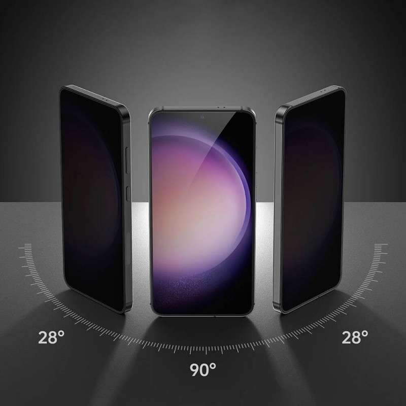 Bal-z Galaxy S24 Plus Benks Ultra Shield 0.3mm Privacy Ekran Koruyucu + Kolay Uygulama Aparatlı