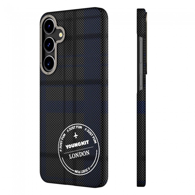 Galaxy S24 Plus Kılıf Ekose Desenli Youngkit Gezhi Serisi Kapak Galaxy S24 Plus Kılıf Ekose Desenli Youngkit Gezhi Serisi Kapak