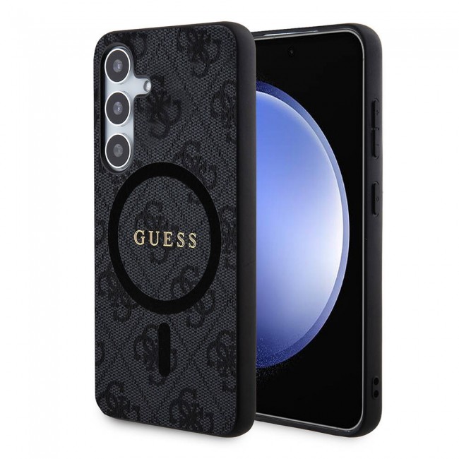 Galaxy S24 Plus Kılıf Guess Orjinal Lisanslı Magsafe Şarj Özellikli 4G Desenli Yazı Logolu Kapak Galaxy S24 Plus Kılıf Guess Orjinal Lisanslı Magsafe Şarj Özellikli 4G Desenli Yazı Logolu Kapak