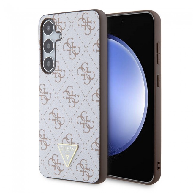 Galaxy S24 Plus Kılıf Guess Orjinal Lisanslı PU Üçgen Logo 4G Desenli Kapak Galaxy S24 Plus Kılıf Guess Orjinal Lisanslı PU Üçgen Logo 4G Desenli Kapak