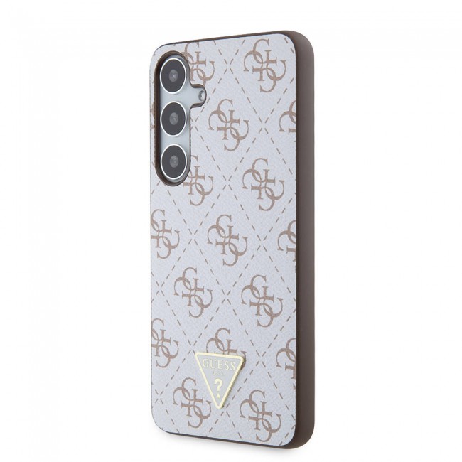 Galaxy S24 Plus Kılıf Guess Orjinal Lisanslı PU Üçgen Logo 4G Desenli Kapak Galaxy S24 Plus Kılıf Guess Orjinal Lisanslı PU Üçgen Logo 4G Desenli Kapak