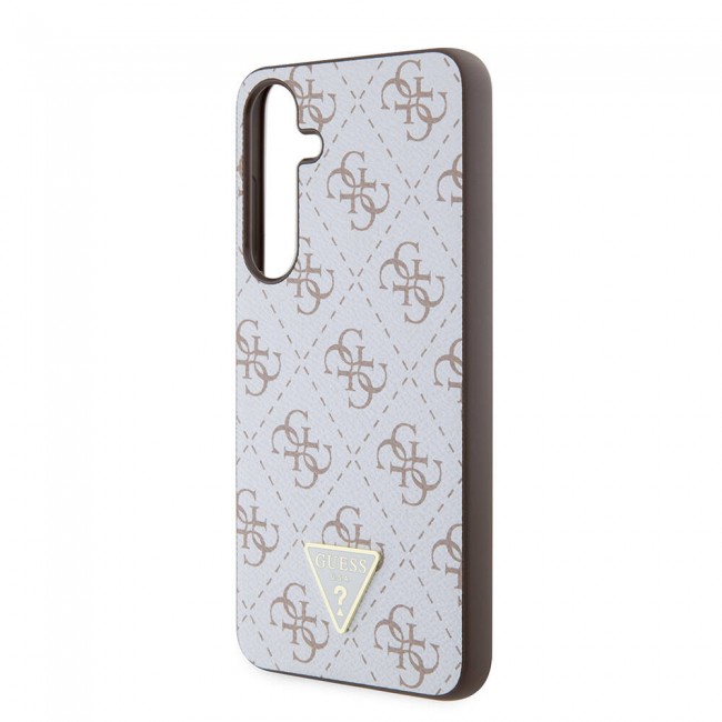 Galaxy S24 Plus Kılıf Guess Orjinal Lisanslı PU Üçgen Logo 4G Desenli Kapak Galaxy S24 Plus Kılıf Guess Orjinal Lisanslı PU Üçgen Logo 4G Desenli Kapak