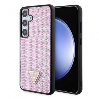 Galaxy S24 Plus Kılıf Guess Orjinal Lisanslı Taşlı Arka Yüzey Üçgen Logolu Kapak Galaxy S24 Plus Kılıf Guess Orjinal Lisanslı Taşlı Arka Yüzey Üçgen Logolu Kapak
