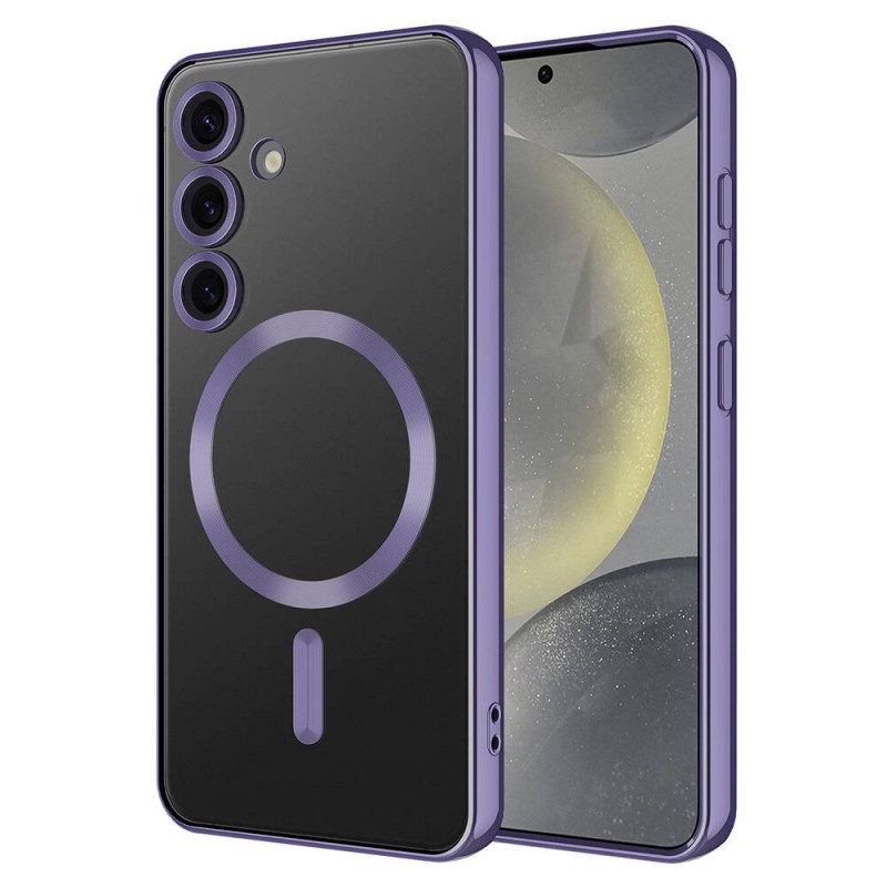 Bal-z Galaxy S24 Plus Kılıf Kamera Korumalı M-safe Wireless Şarj Özellikli  Demre Kapak