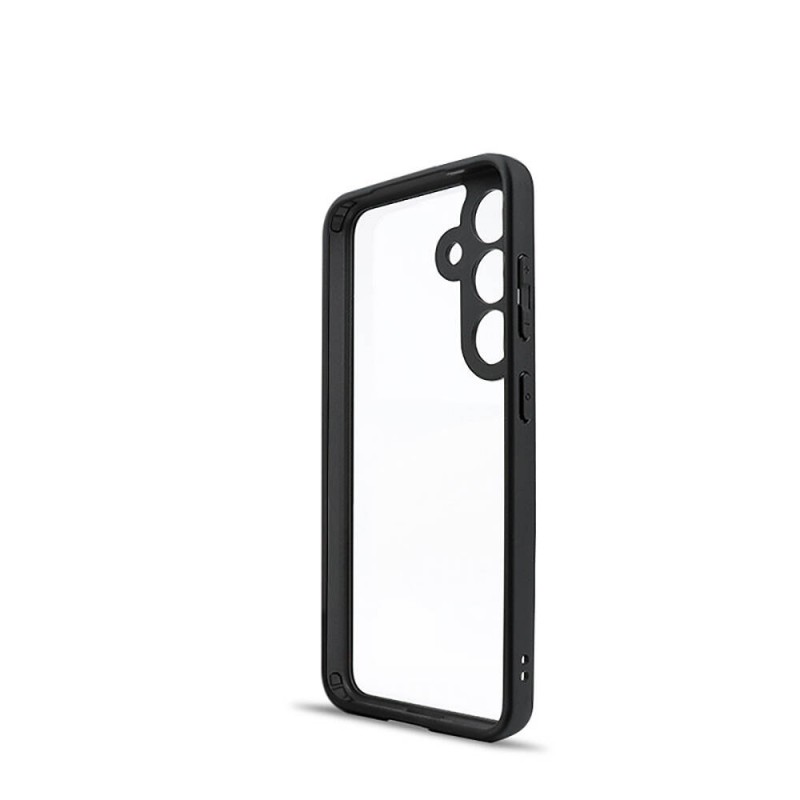 Bal-z Galaxy S24 Plus Kılıf Kamera Korumalı Şeffaf Arka Yüzey  New Roll Kapak