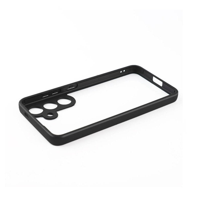 Bal-z Galaxy S24 Plus Kılıf Kamera Korumalı Şeffaf Arka Yüzey  New Roll Kapak