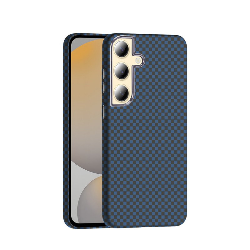 Bal-z Galaxy S24 Plus Kılıf M-safe Şarj Özellikli Karbon Fiber Görünümlü Zore Gros Kapak