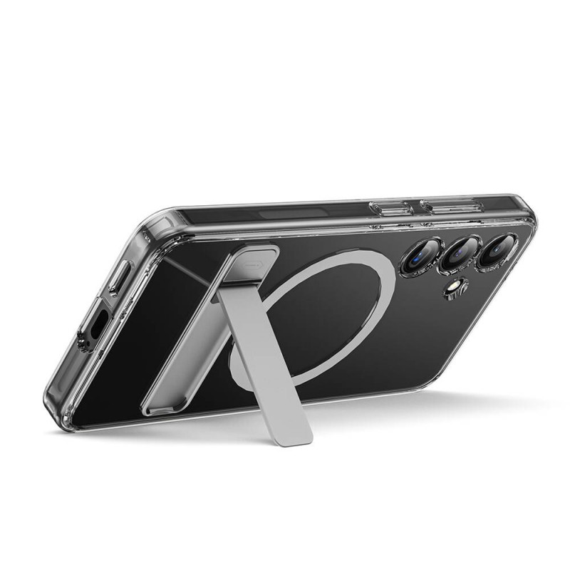 Bal-z Galaxy S24 Plus Kılıf M-safe Şarj Özellikli Kamera Korumalı Standlı Wiwu KCC-025 Aurora Serisi Kapak