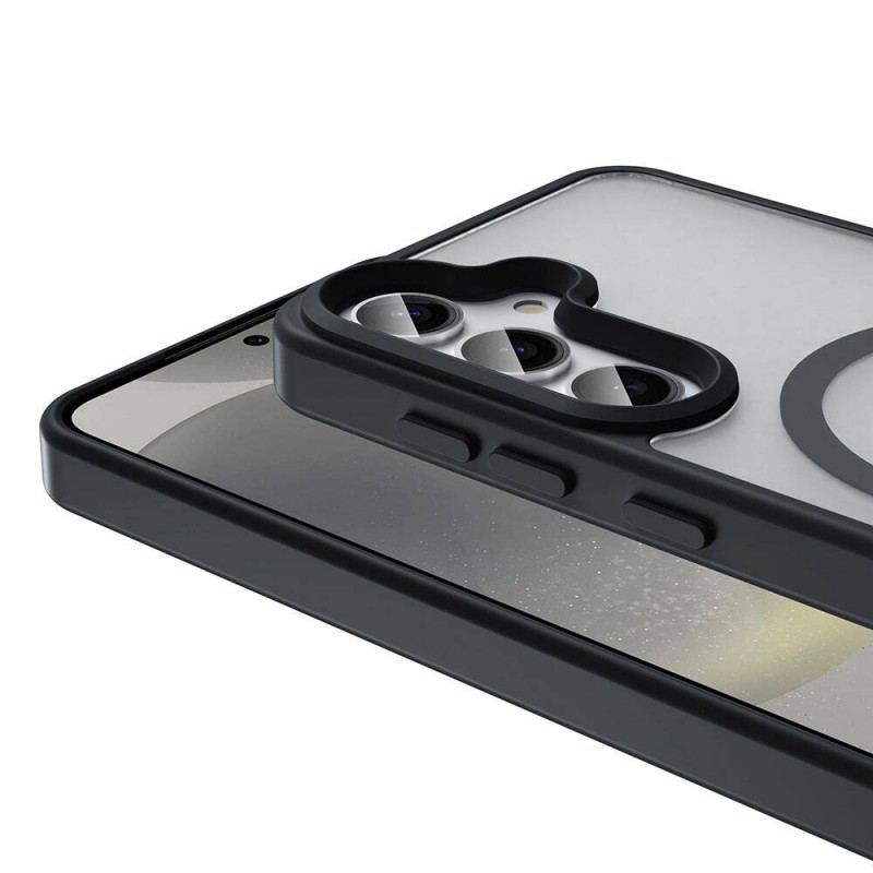 Bal-z Galaxy S24 Plus Kılıf M-safe Şarj Özellikli Mat Arka Yüzey  Sio Kapak