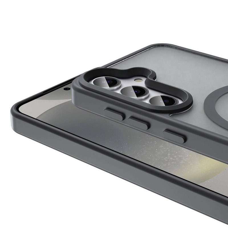 Bal-z Galaxy S24 Plus Kılıf M-safe Şarj Özellikli Mat Arka Yüzey  Sio Kapak