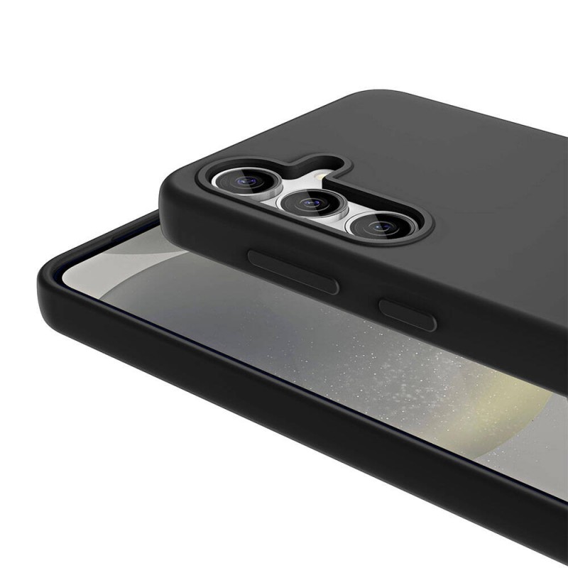 Bal-z Galaxy S24 Plus Kılıf M-safe Şarj Özellikli Sıvı Teknolojili Silinebilir Sert  Kivi Kapak