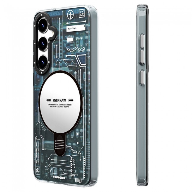 Galaxy S24 Plus Kılıf Magsafe Şarj Özellikli YoungKit Technology Serisi Kapak Galaxy S24 Plus Kılıf Magsafe Şarj Özellikli YoungKit Technology Serisi Kapak