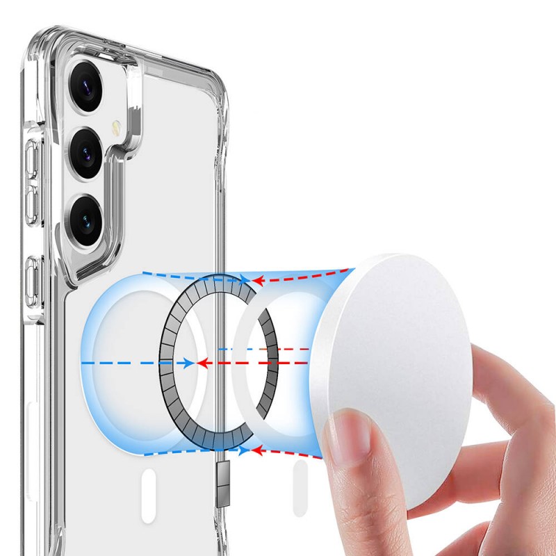 Bal-z Galaxy S24 Plus Kılıf  M-safe Şarj Özellikli T-Max M-safe Kapak