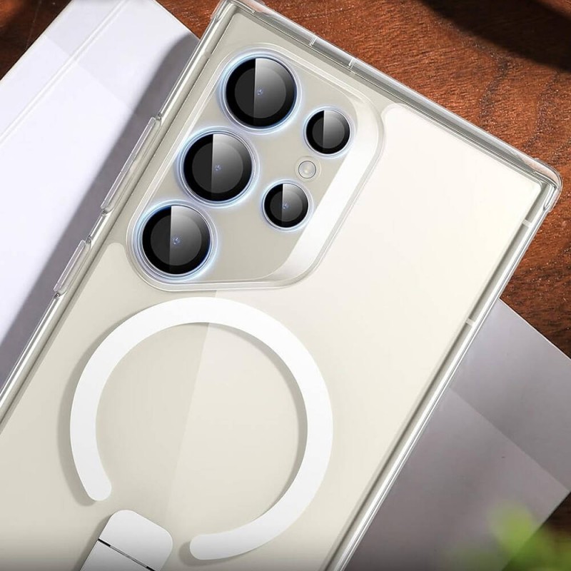 Bal-z Galaxy S24 Plus Wiwu LG-008 Lens Guard Darbelere Karşı Dayanıklı Kamera Lens Koruyucu