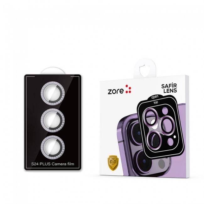 Galaxy S24 Plus Zore Diamond Kamera Lens Koruyucu Cam Filmi Galaxy S24 Plus Zore Diamond Kamera Lens Koruyucu Cam Filmi
