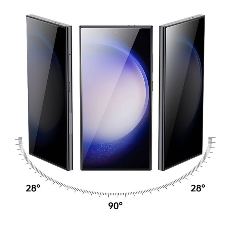 Bal-z Galaxy S24 Ultra Benks Ultra Shield 0.3mm Privacy Ekran Koruyucu + Kolay Uygulama Aparatlı