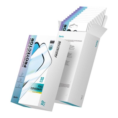 Bal-z Galaxy S24 Ultra Hidrofobik Ve Oleofobik Özellikli Benks Privacy Air Shield Ekran Koruyucu 10'lu Paket